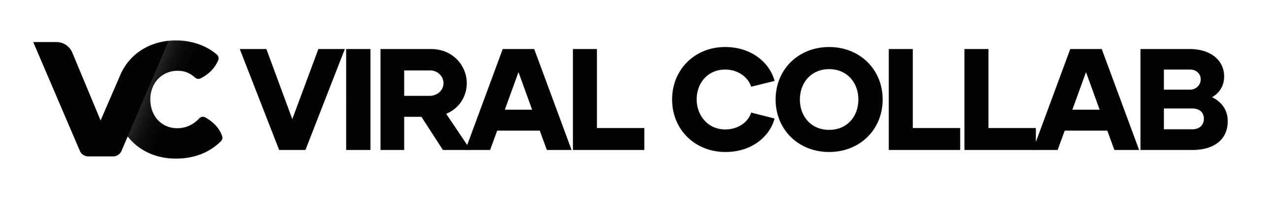 Viral Collab logo black